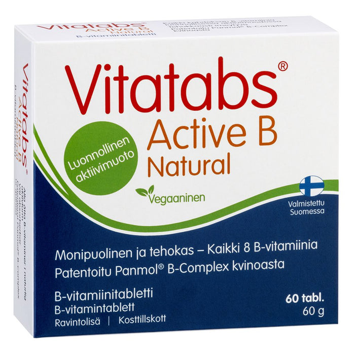 Vitatabs Active B Natural 60 tablettia