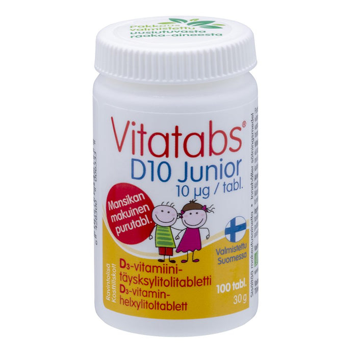 Vitatabs D 10 Junior 100 tablettia