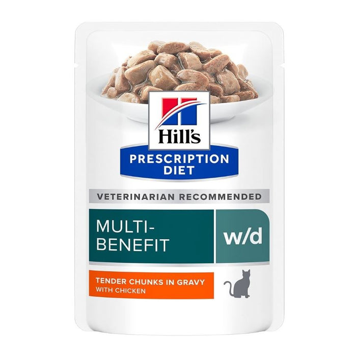 Hill's w/d Multi-Benefit with Chicken kissalle 85 g MAISTELUPAKKAUS