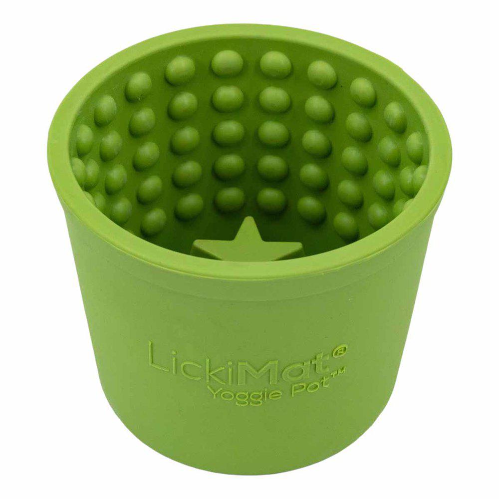 Lickimat Yoggie Pot aktivointikuppi koiralle vihreä