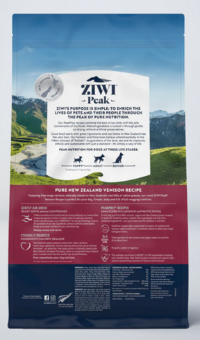 ZiwiPeak Air Dried Ilmakuivattu Peura koiralle 2,5 kg