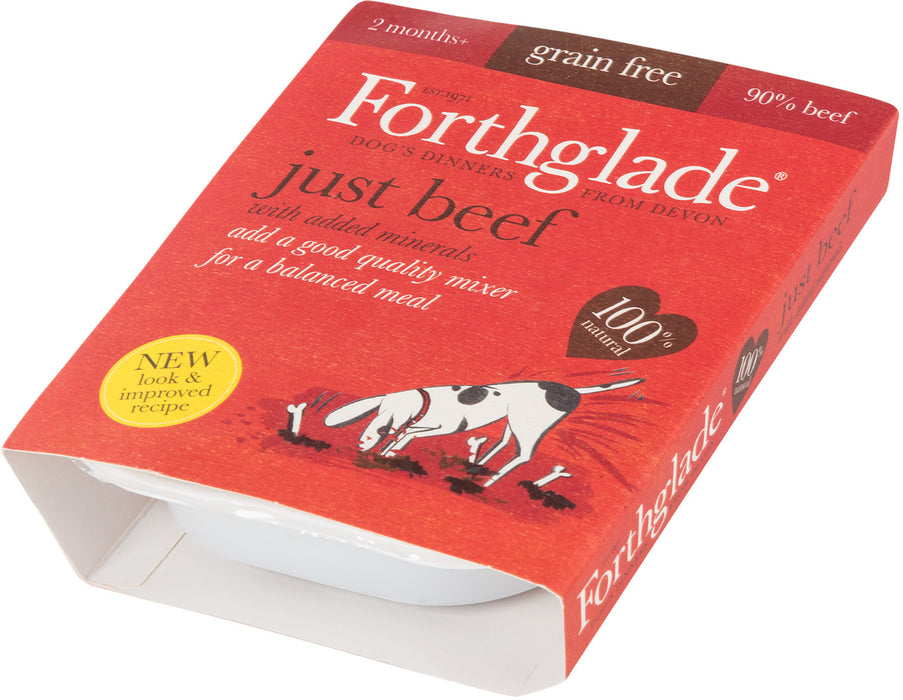 Forthglade Just Beef Grain Free 18 x 395 g