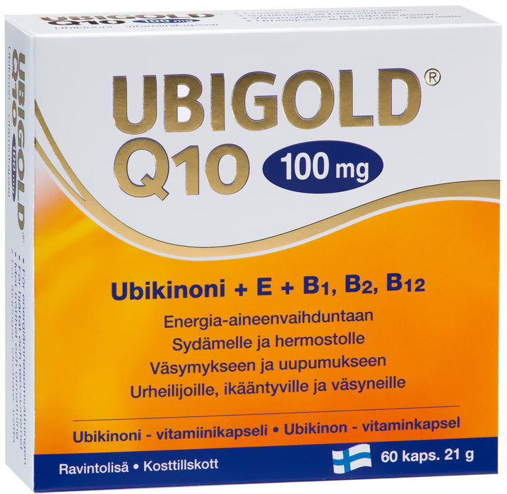 Ubigold® Q10 100 mg 60 kapselia