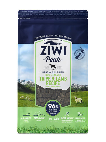 ZiwiPeak ilmakuivattu lampaan maha koiralle 1 kg