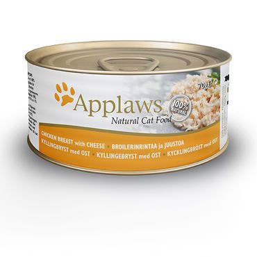 Applaws Kissa Kananrinta & Juusto 24 x 70 g