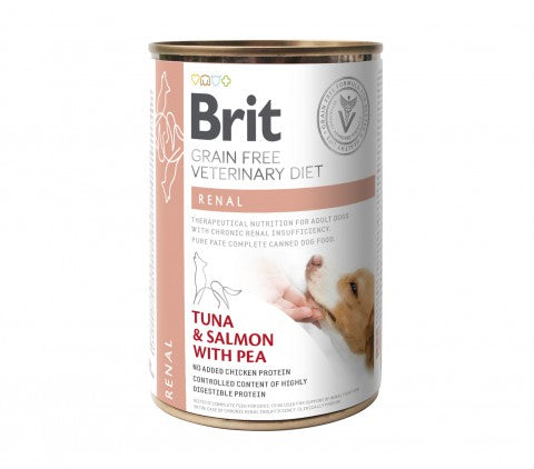 Brit Renal Tuna & Salmon with Pea koiralle 400 g MAISTELUPAKKAUS