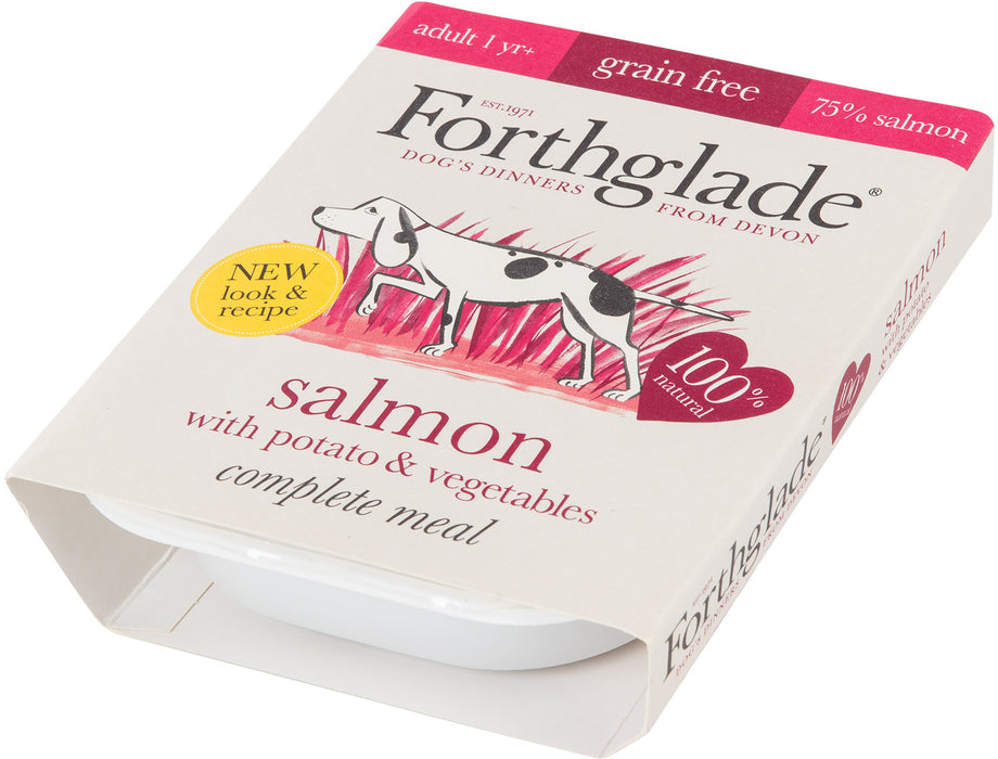 Forthglade Complete Adult Salmon with Potato & Vegetables Grain Free 395 g