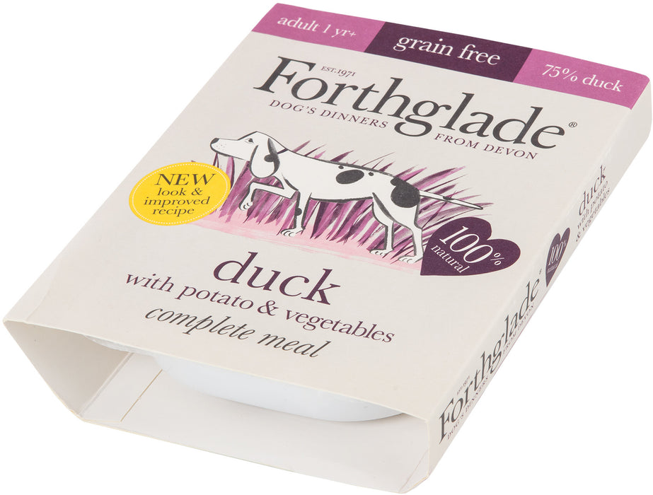 Forthglade Complete Adult Duck, Potato and Vegetables Grain Free 395 g