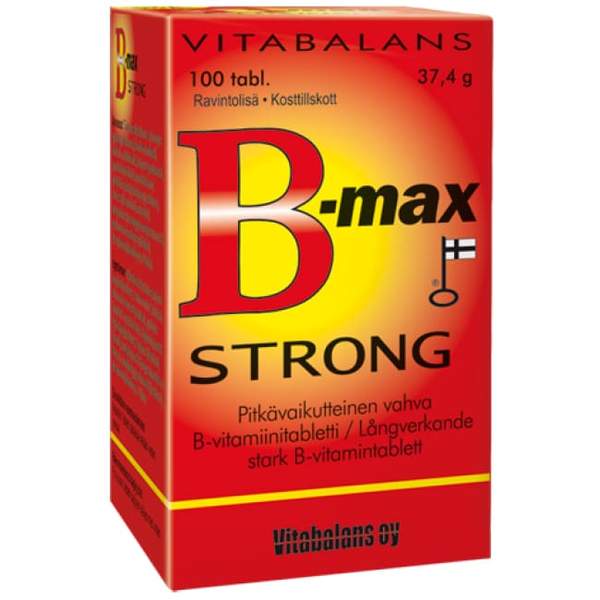 B-max Strong 100 tablettia
