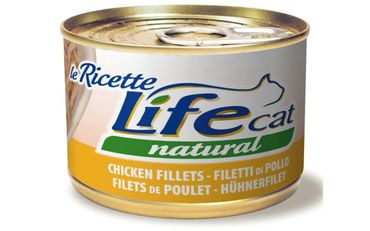 LifeCat Natural Le Ricette Kananfile 24 x 150g Purkki