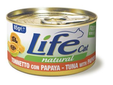 LifeCat Natural tonnikala & papaija 85g