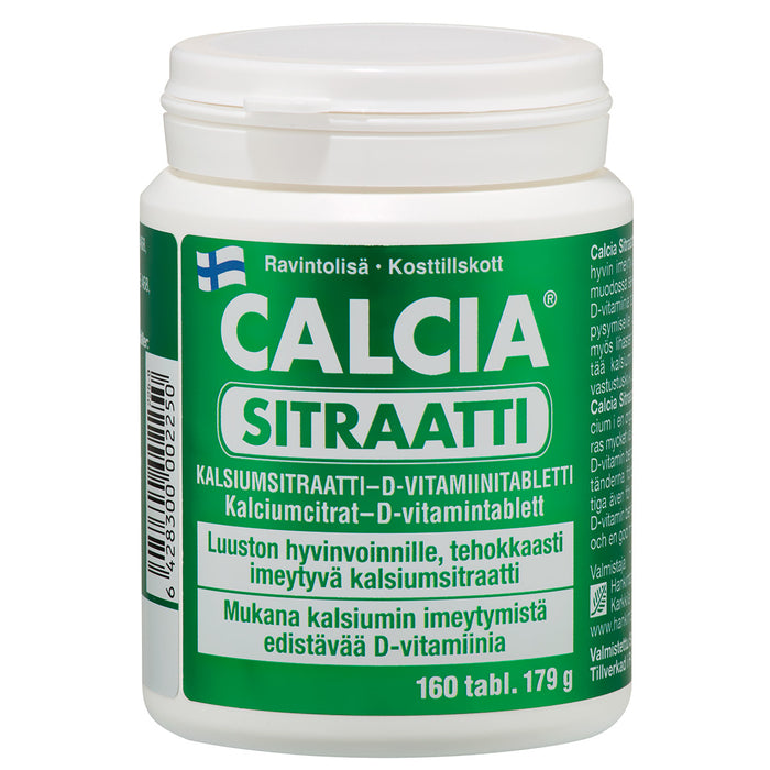 Calcia® Sitraatti 160 tablettia