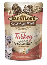 Carnilove Turkey with Valerian Root for Adult kissoille 24 x 85 g