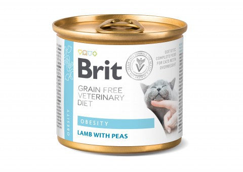 Brit Obesity Lamb with Peas kissalle 6 x 200 g