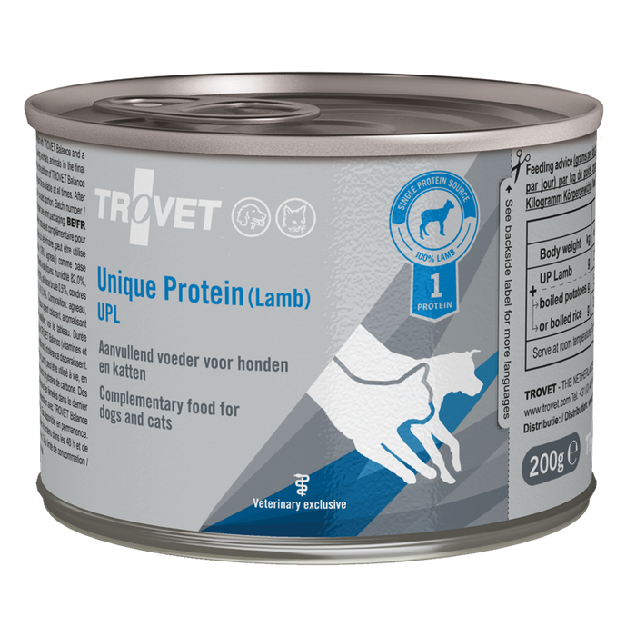 Trovet Unique Protein UPL Lammas koiralle ja kissalle 200 g MAISTELUPAKKAUS