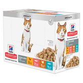Hill's SP Adult Sterilised Multipack with Chicken, Salmon, Trout & Turkey kissalle 12 x 85 g