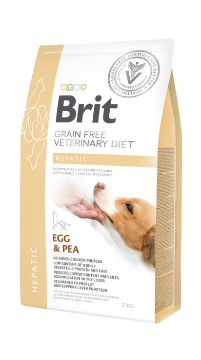 Brit Hepatic Egg & Pea koiralle 2 kg