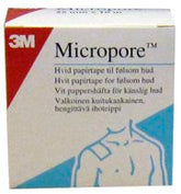 Micropore teippi yksittäispakattu 1,25 cm