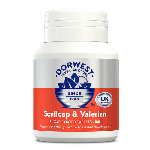 Dorwest Scullcap & Valerian 100 tablettia