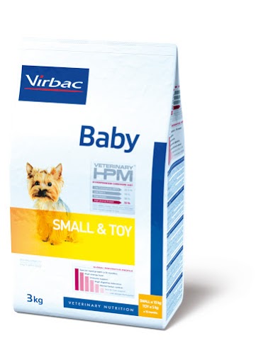 Virbac HPM Baby Dog Small & Toy Dry 3 kg