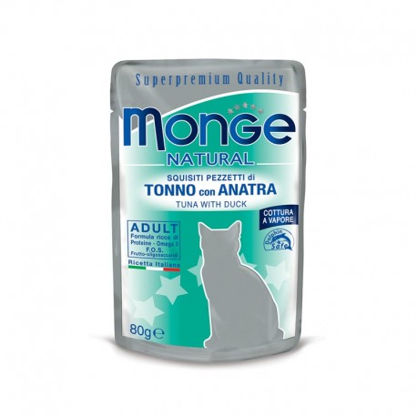 Monge Natural Tonnikala-Ankka 80 g