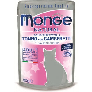 Monge Natural Tonnikala-Katkarapu 24 x 80 g