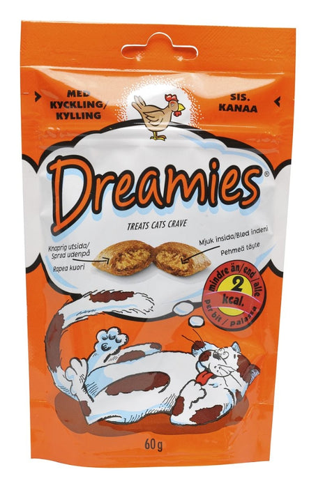 Dreamies kissanherkku kana 60 g TARJOUS -50%