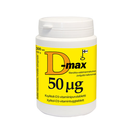 D-max 50 µg tabletti 300 kpl