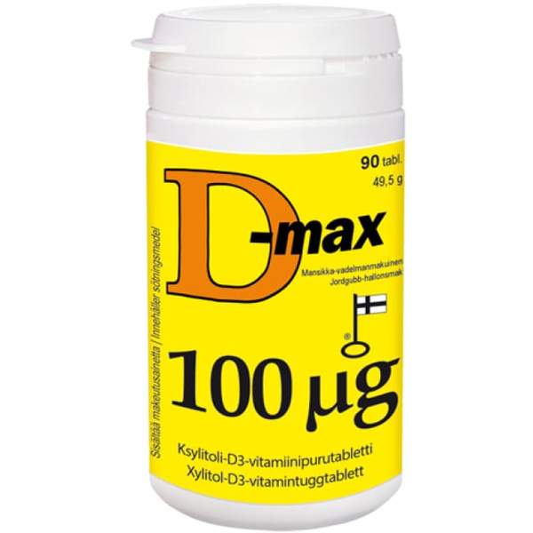 D-max 100 µg tabletti 90 kpl