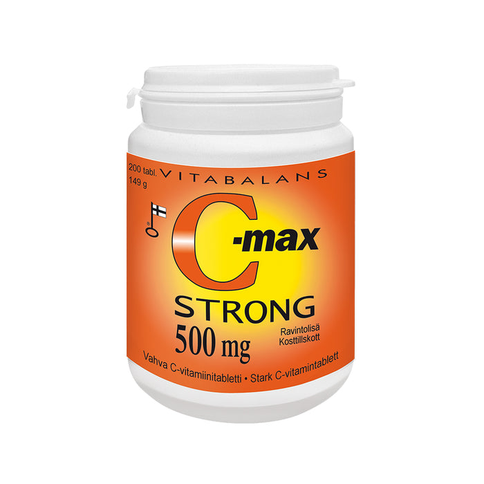 C-max Strong 500 mg tabletti 200 kpl
