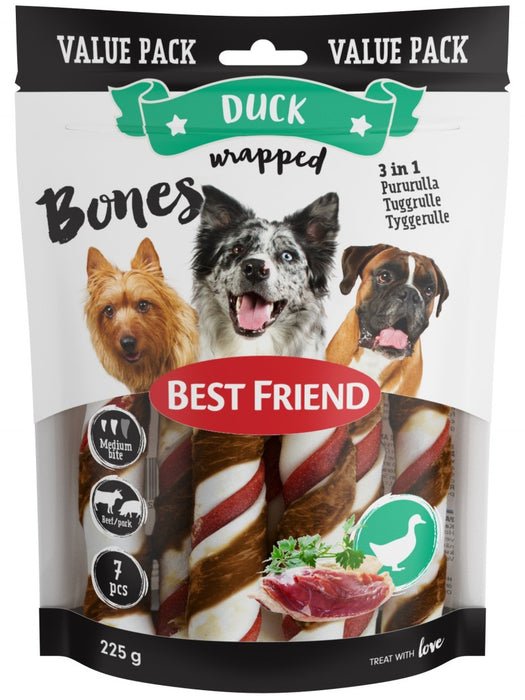Best Friend Bones 3in1 pururulla ankkafileellä 12 cm 7 kpl 225 g SUPERTARJOUS