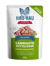 Hau-Hau Champion Viljaton lammasta hyytelössä 28 x 85 g