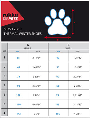 Rukka Thermal talvikengät 4 kpl musta 5