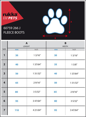 Rukka Fleecetossut 4 kpl musta 2