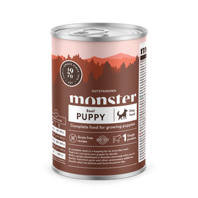 Monster Dog Puppy Beef koiralle 400 g MAISTELUPAKKAUS