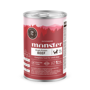Monster Dog Adult Single Protein Beef koiralle 6 x 400 g