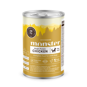 Monster Dog Adult Single Protein Chicken koiralle 6 x 400 g