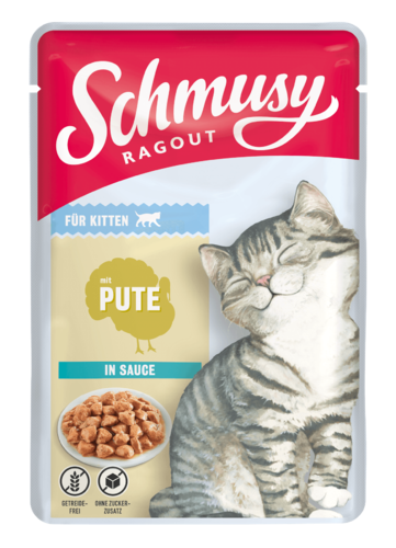 Schmusy Ragout Kitten kalkkuna kastikkeessa kissalle 22 x 100 g