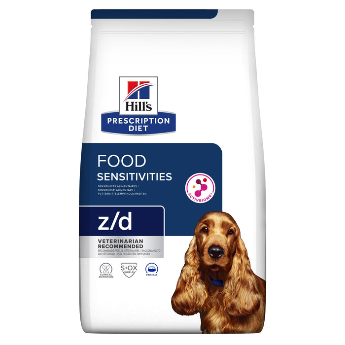 Hill's z/d Food Sensitivities ActivBiome+ koiralle 2 x 10 kg  SÄÄSTÖPAKKAUS
