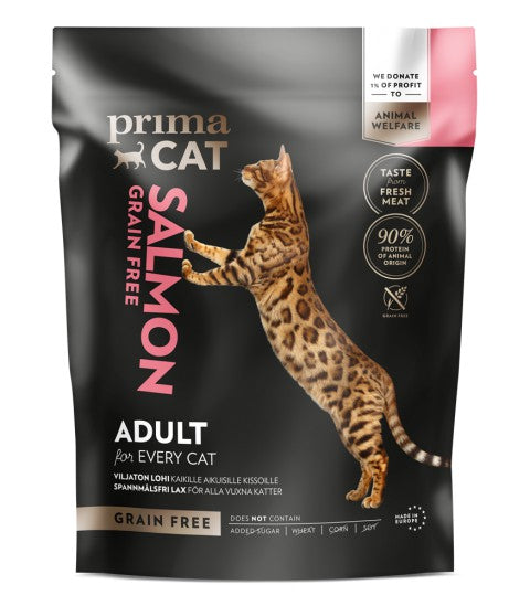 PrimaCat Viljaton Lohi aikuisille kissoille 1,4 kg
