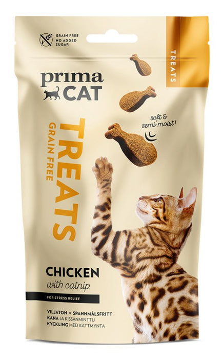 PrimaCat Treats Softy Chicken with catnip 50 g