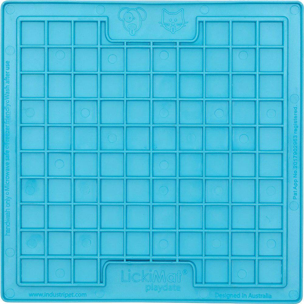 LickiMat Playdate Aktivointimatto turkoosi 20 cm x 20 cm