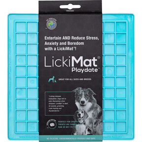 LickiMat Playdate Aktivointimatto turkoosi 20 cm x 20 cm