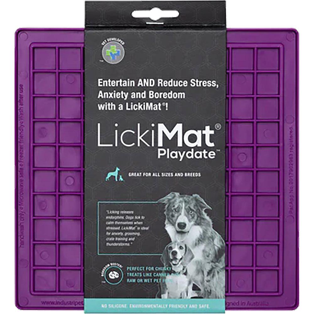 LickiMat Playdate Aktivointimatto lila 20 cm x 20 cm