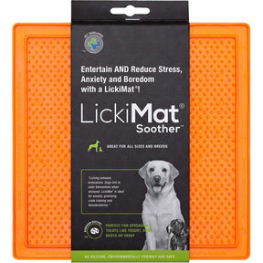 LickiMat Soother Aktivointimatto oranssi 20 cm x 20 cm