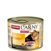Animonda Carny Adult nauta, kana & ankan sydän kissalle 200 g MAISTELUPAKKAUS