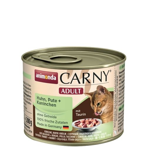 Animonda Carny Adult kana, kalkkuna & kani kissalle 200 g MAISTELUPAKKAUS