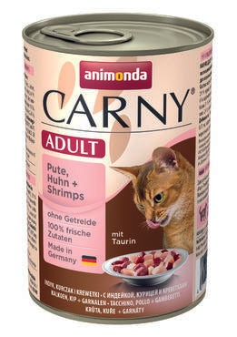 Animonda Carny Adult kalkkuna, kana & katkarapu kissalle 6 x 400 g