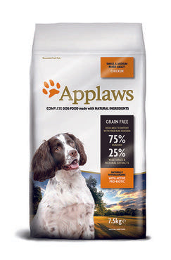 Applaws Small & Medium Adult kana koiralle 7,5 kg