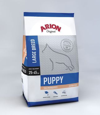 Arion Original Puppy Large Breed lohi & riisi koiralle 12 kg